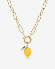 LUAMAYA Lemony Oval Links Necklace Set