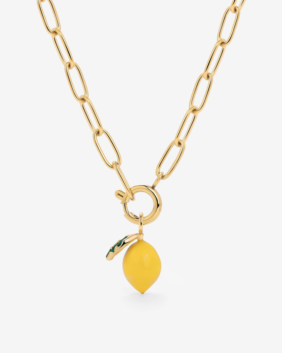 LUAMAYA Lemony Oval Links Necklace Set