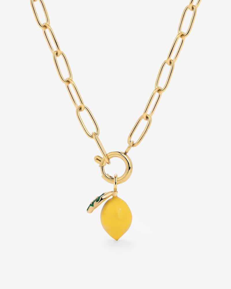 LUAMAYA Lemony Oval Links Necklace Set