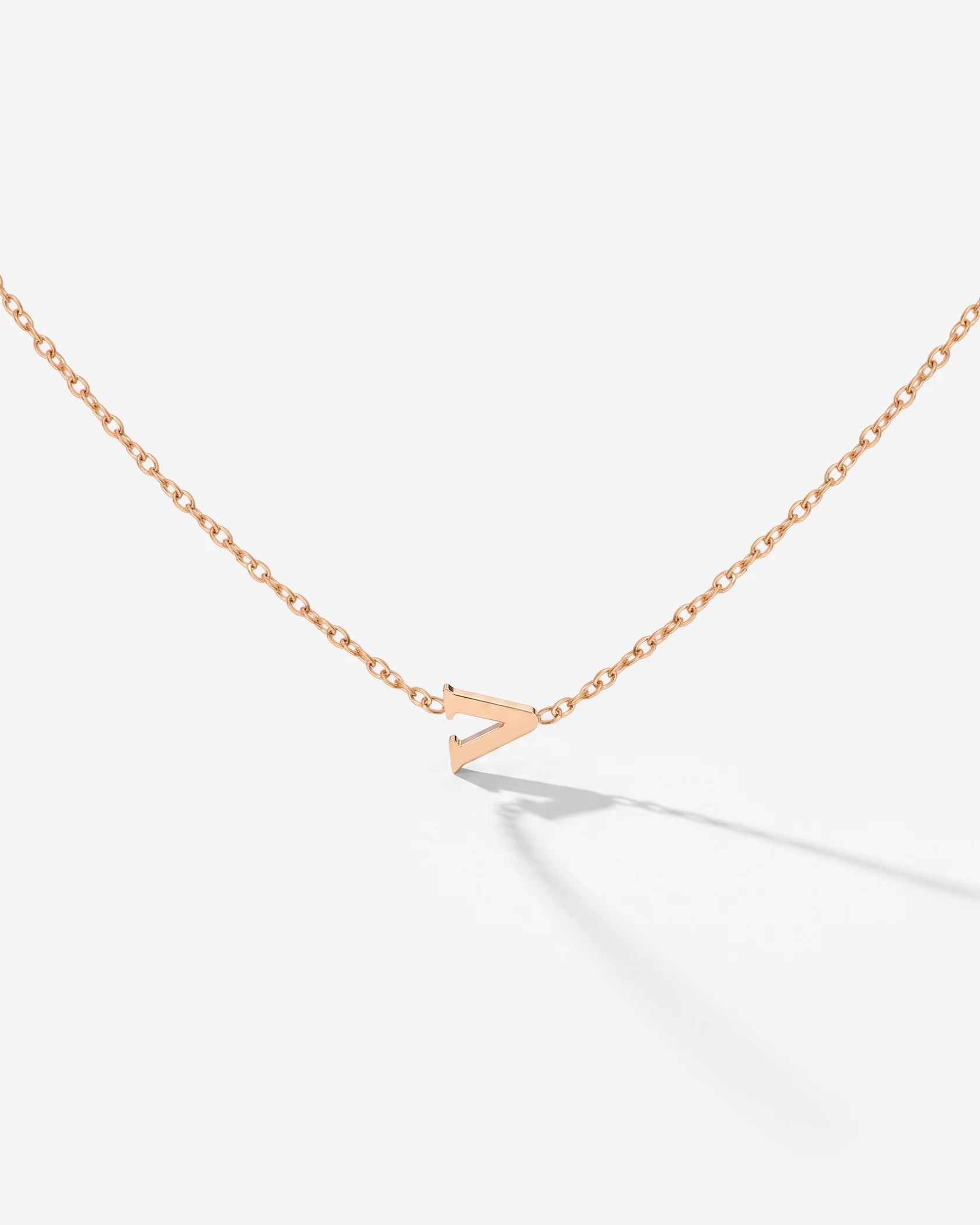 LUIAMAYA Tiny Letter Necklace ABC