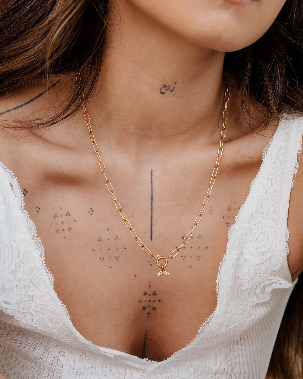 LUAMAYA Whale Tail Necklace