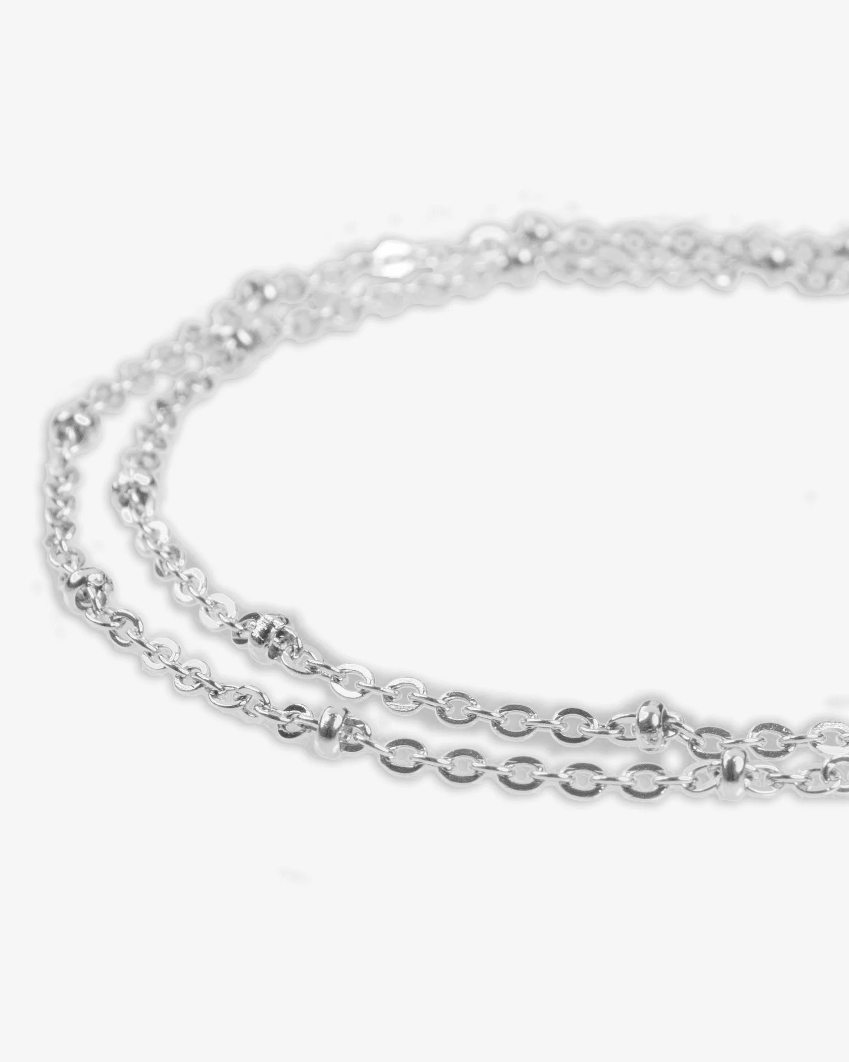 LUAMAYA Puebla Anklet Silber Fusskette