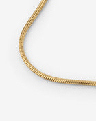 LUAMAYA Slim Round Snake Necklace