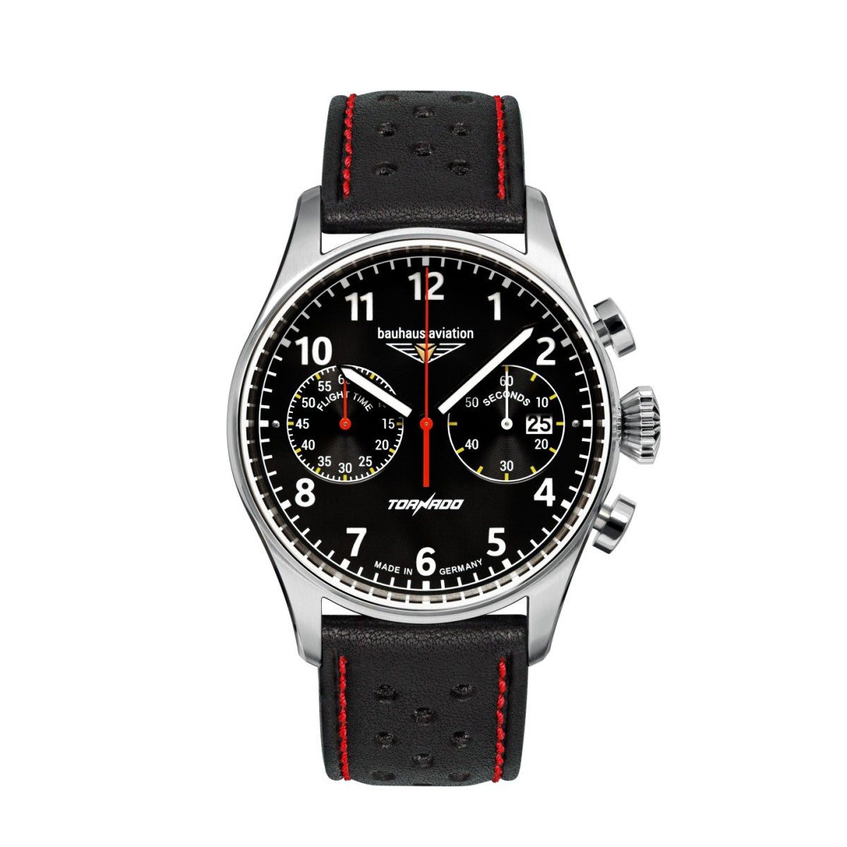 bauhaus Aviation Herrenuhr Quarz Chronograph 27702