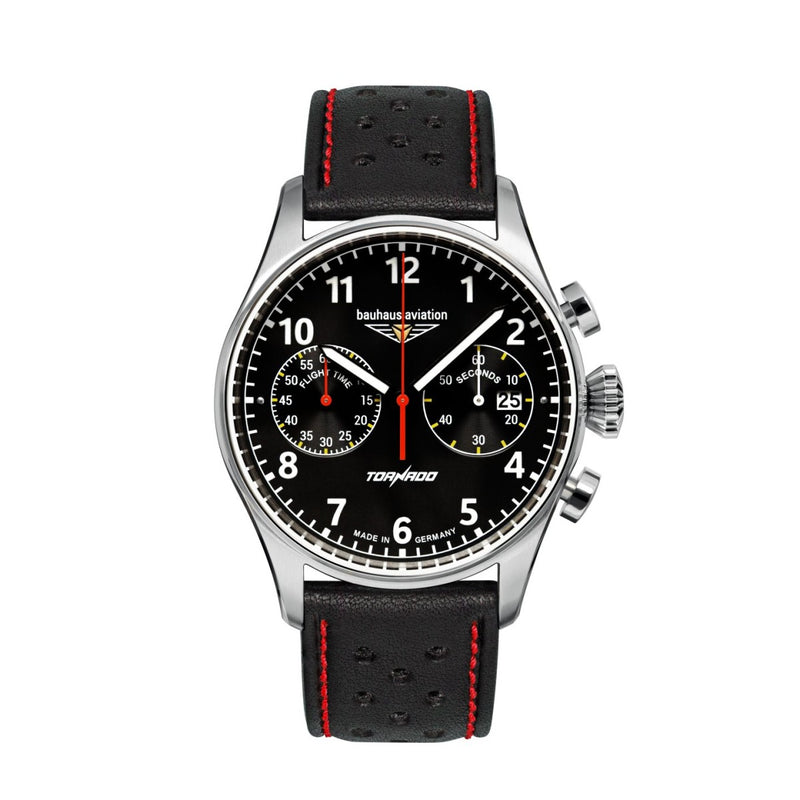 bauhaus Aviation Herrenuhr Quarz Chronograph 27702