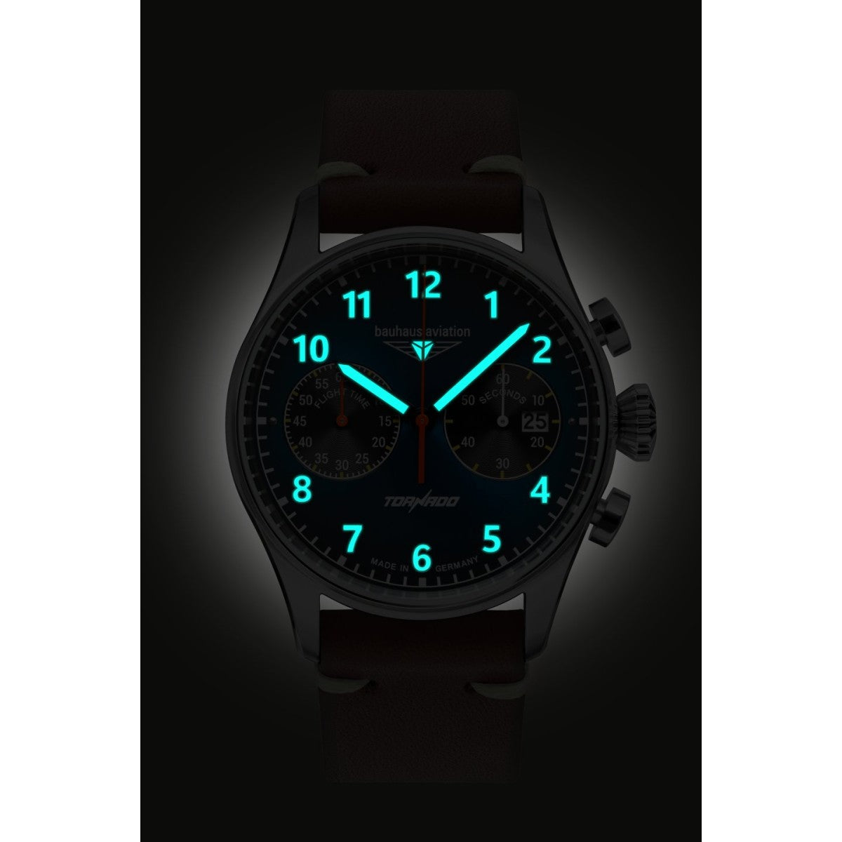 bauhaus Aviation Herrenuhr Quarz Chronograph 27723