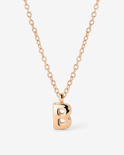 LUAMAYA Bubble Letter Necklace