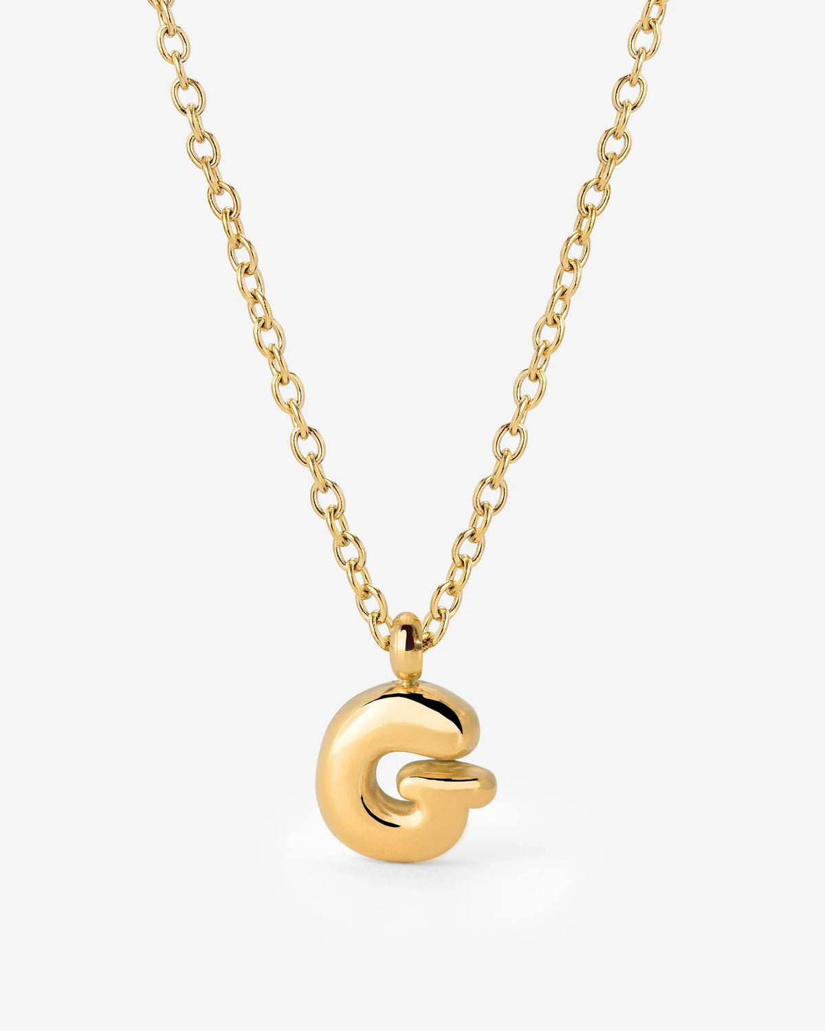 LUAMAYA Bubble Letter Necklace