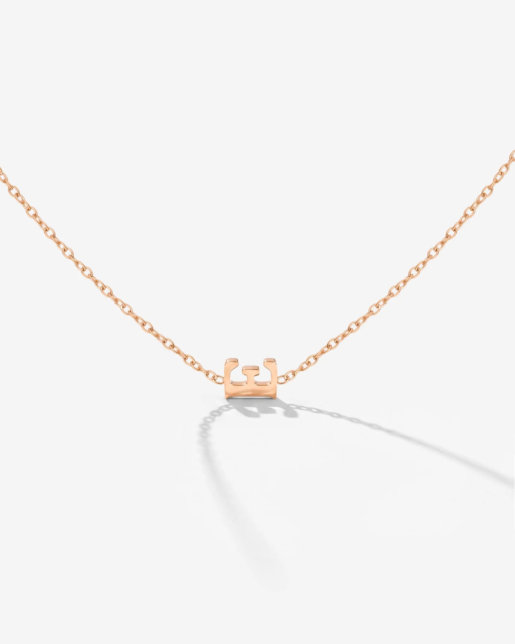 LUIAMAYA Tiny Letter Necklace ABC