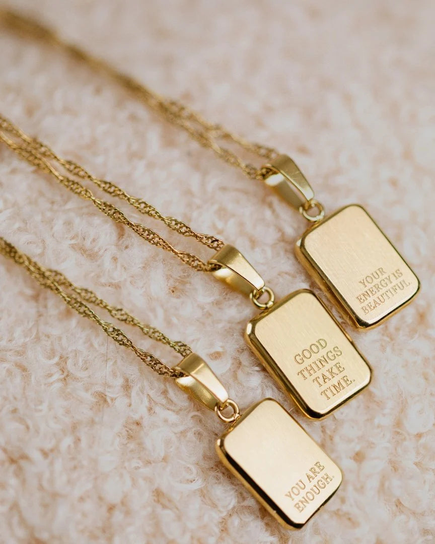 LUAMAYA You are enough Necklace Gold