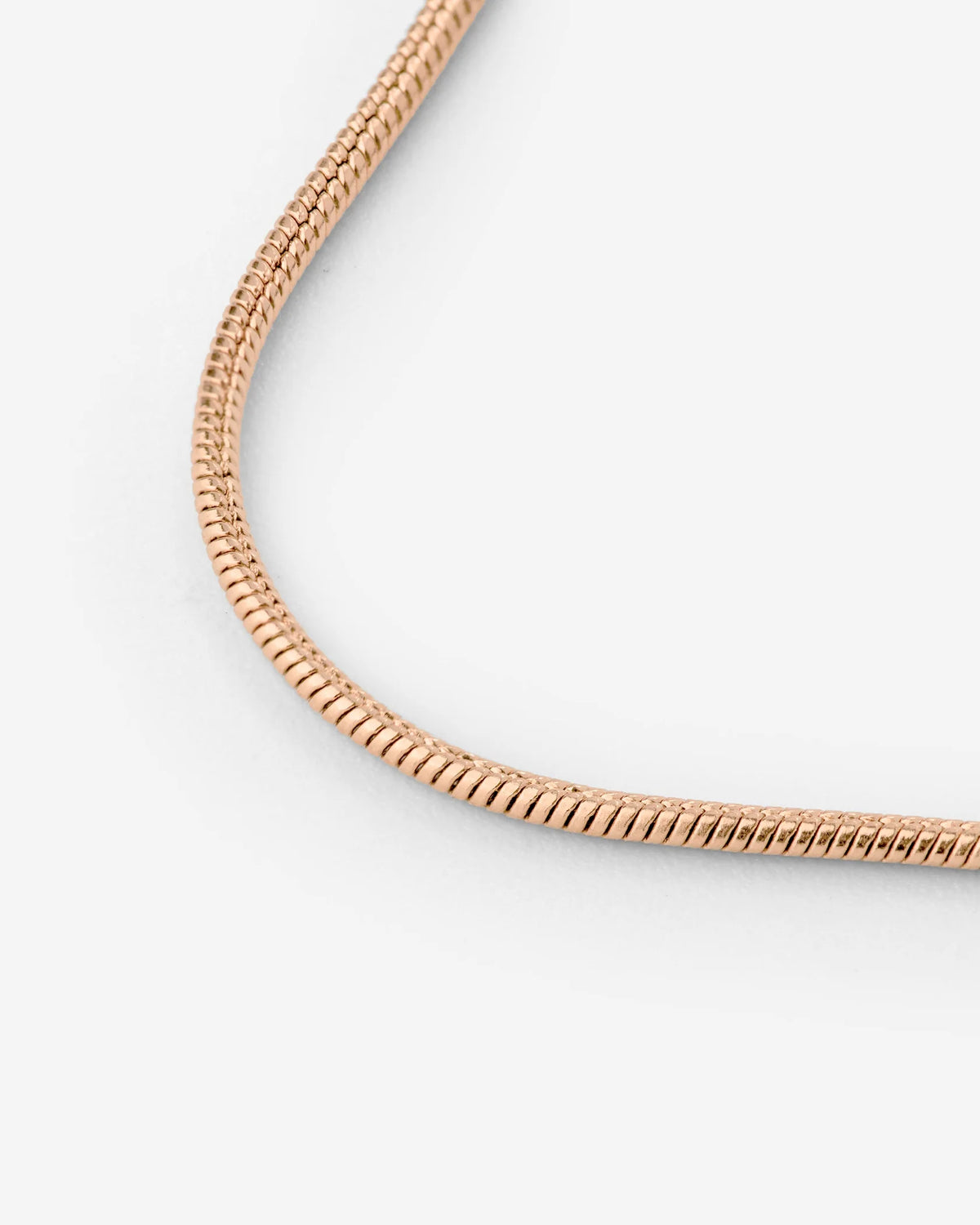 LUAMAYA Slim Round Snake Necklace