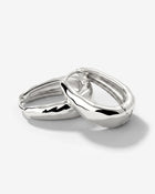 LUAMAYA Hammered Seeker Hoops Small