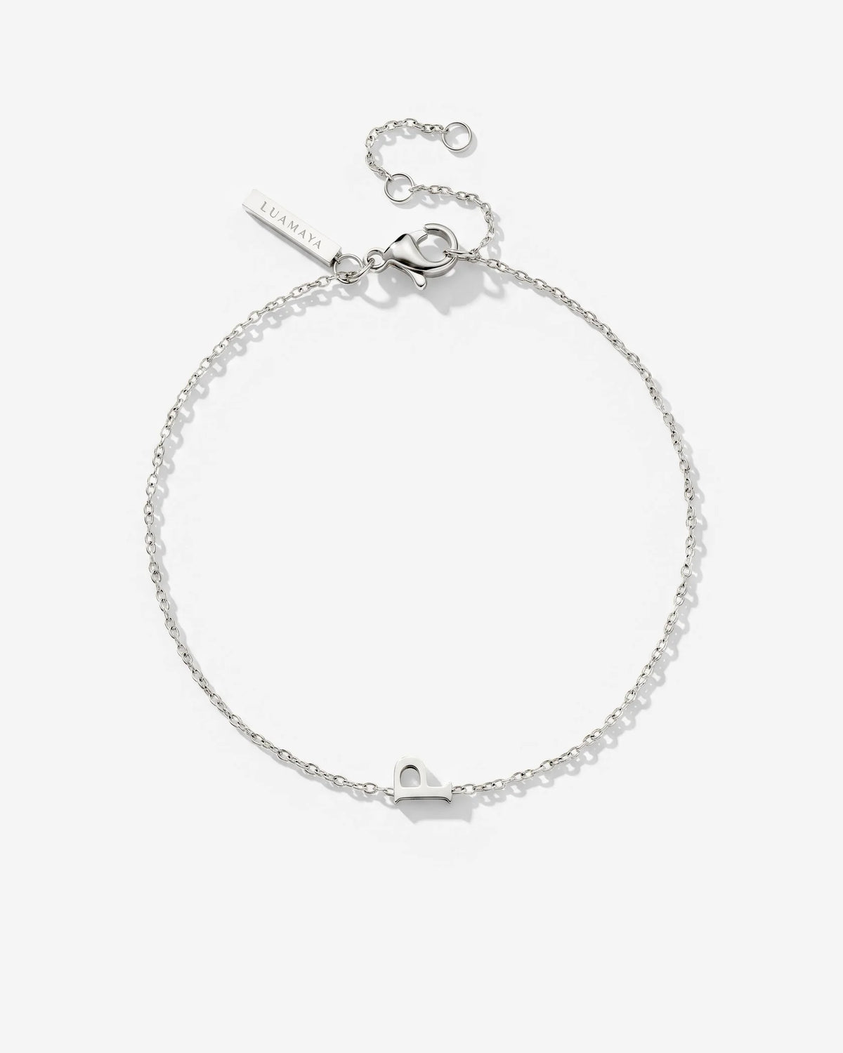 LUAMAYA Tiny Letter Bracelet