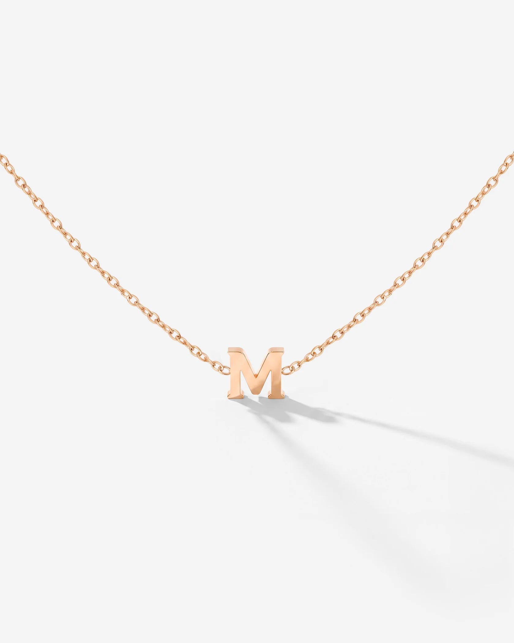 LUIAMAYA Tiny Letter Necklace ABC