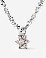 LUAMAYA Sparkling Pink Petal Necklace