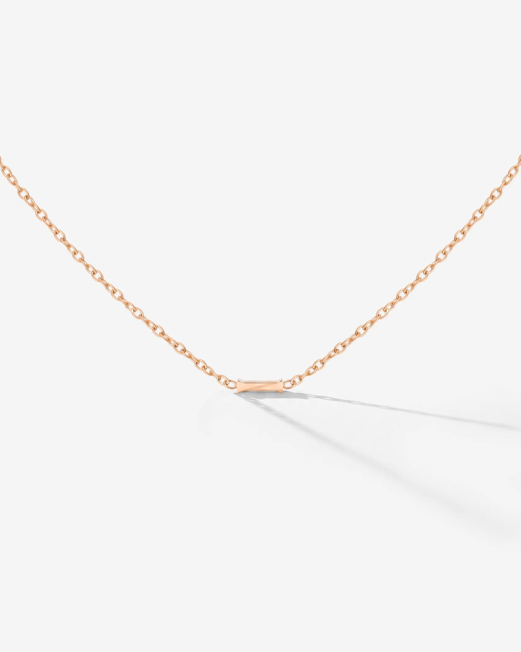 LUIAMAYA Tiny Letter Necklace ABC