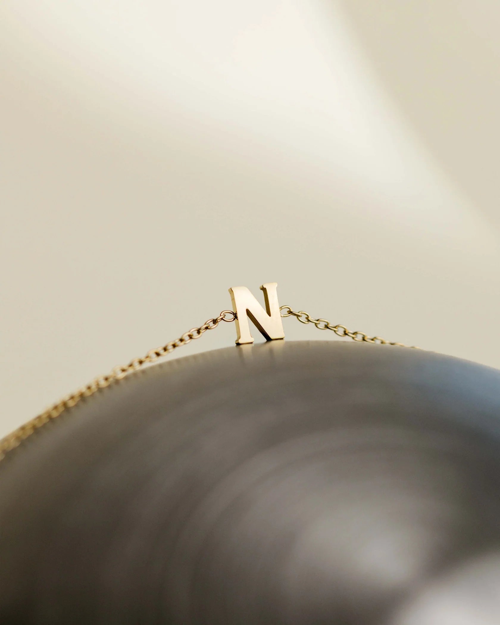 LUAMAYA Tiny Letter Bracelet