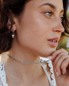 LUAMAYA Bella Pizza Oval Links Necklace Set