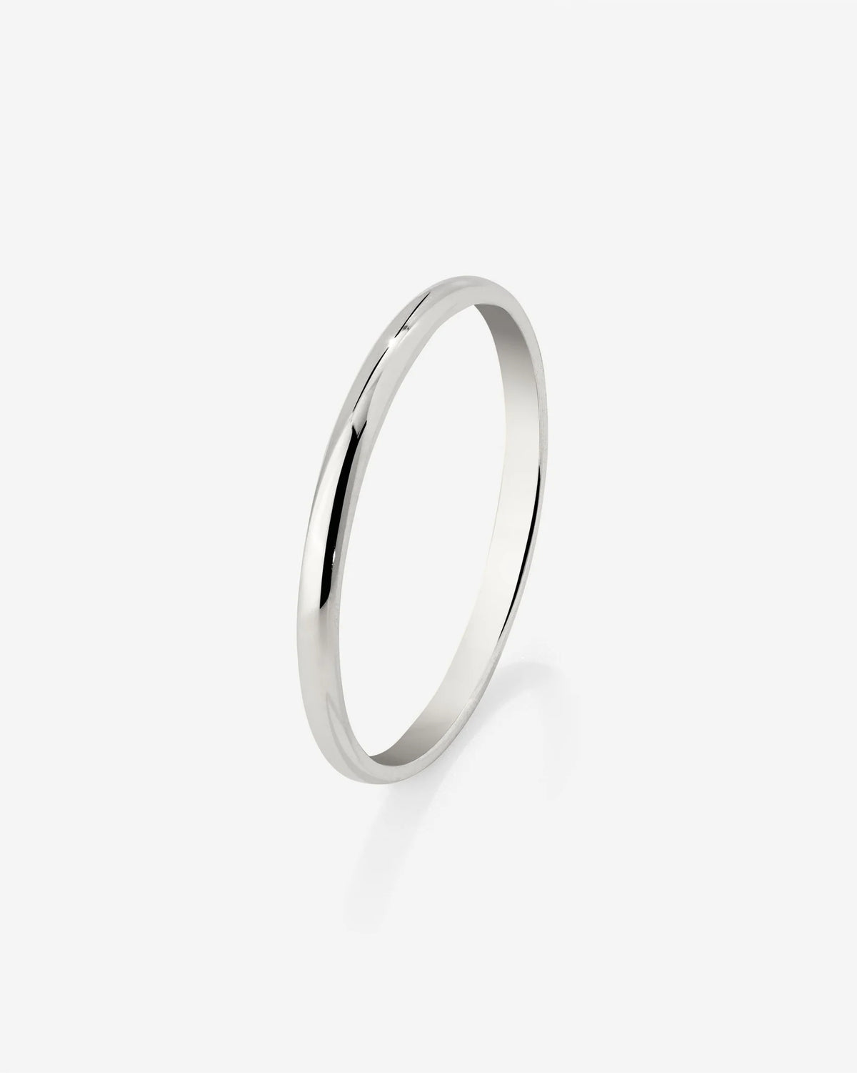 LUAMAYA Fine Line Ring Silber