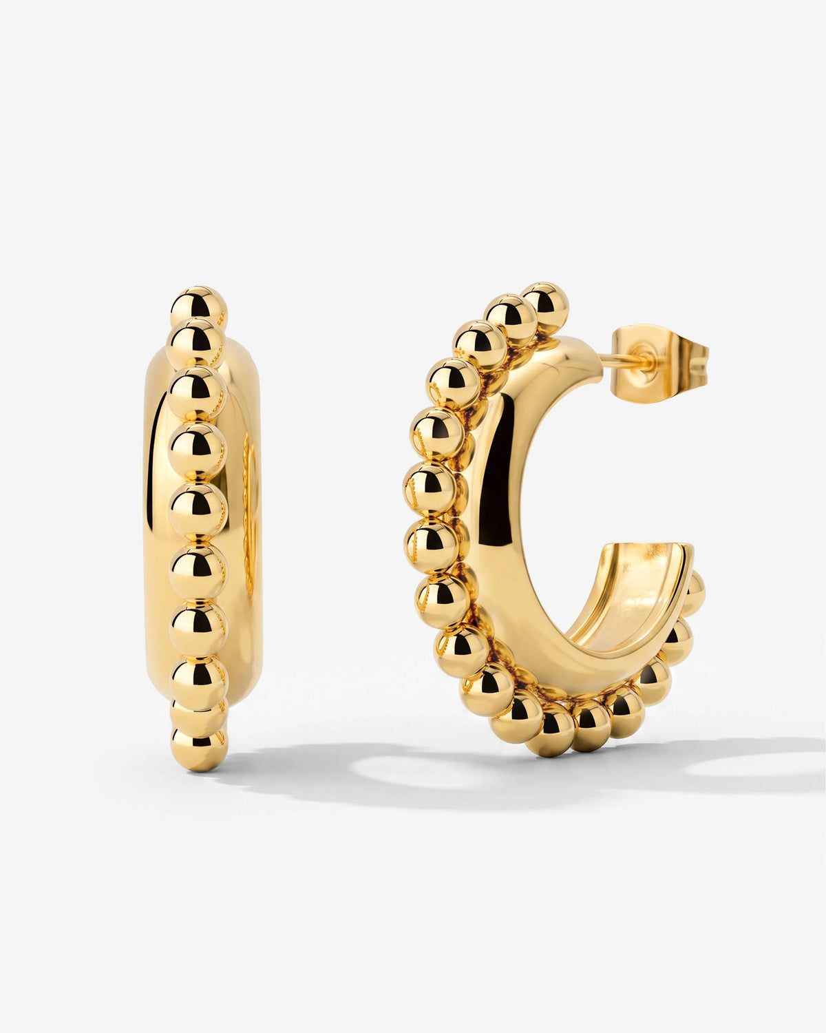 LUAMAYA Glow Drops Hoop Studs