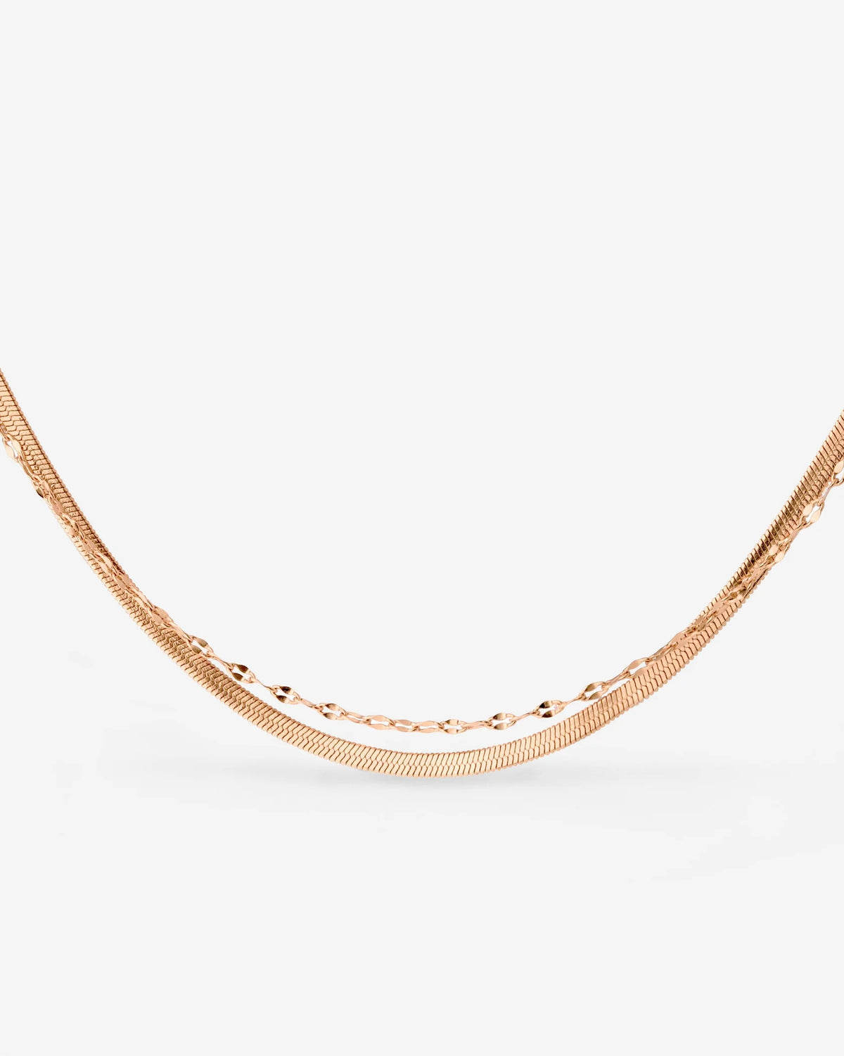 LUAMAYA Aligned Double Necklace