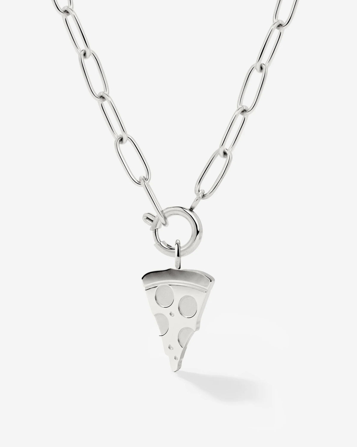 LUAMAYA Bella Pizza Oval Links Necklace Set