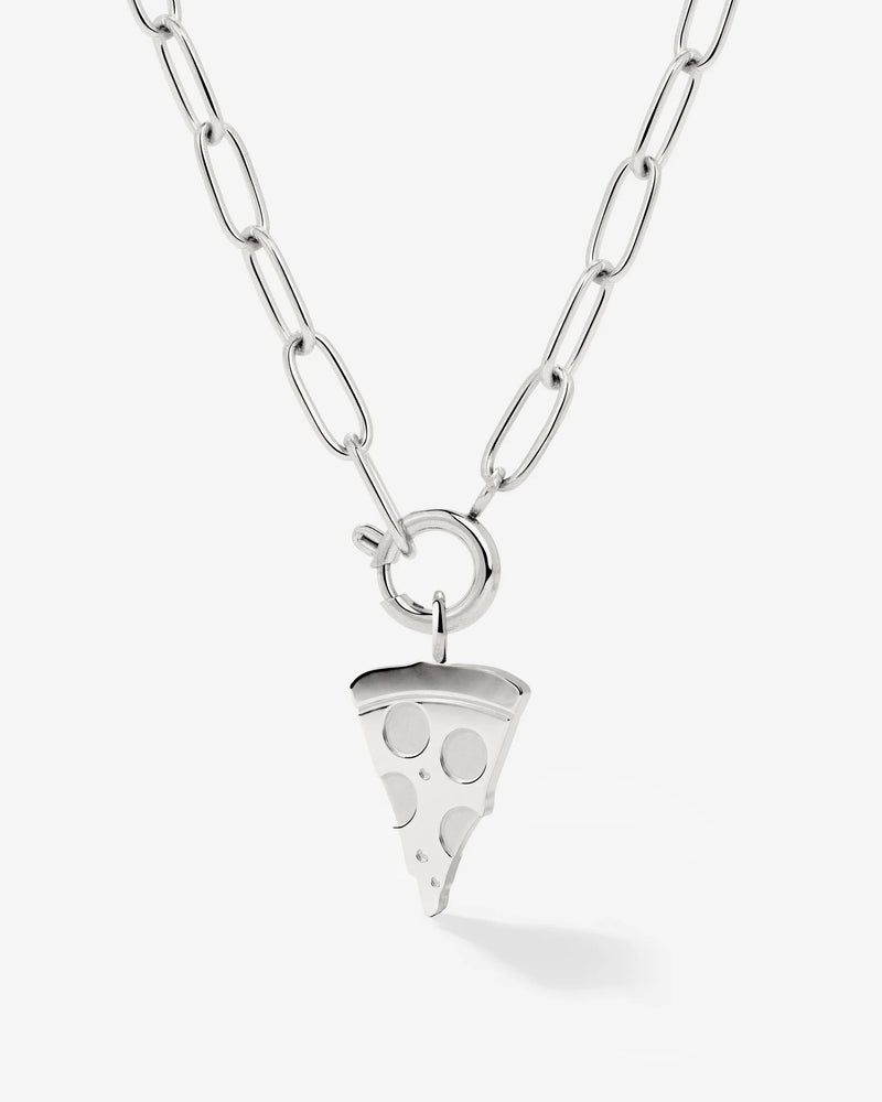 LUAMAYA Bella Pizza Oval Links Necklace Set