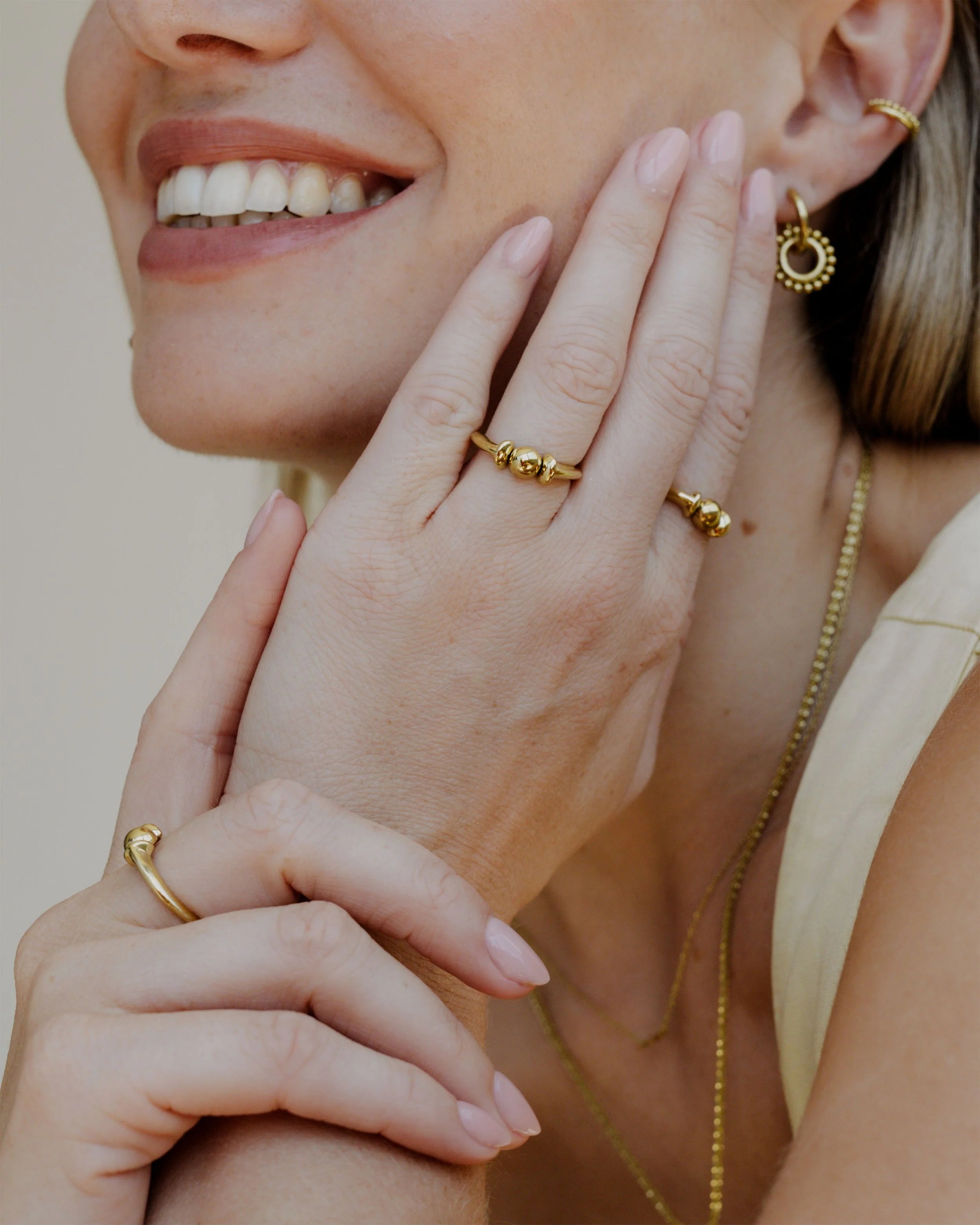 LUAMAYA Golden Dawn Ring