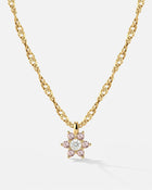 LUAMAYA Sparkling Pink Petal Necklace