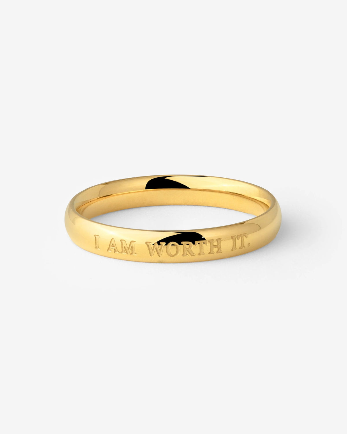 LUAMAYA I am worth it Ring Gold