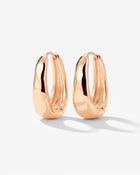 LUAMAYA Hammered Seeker Hoops Small