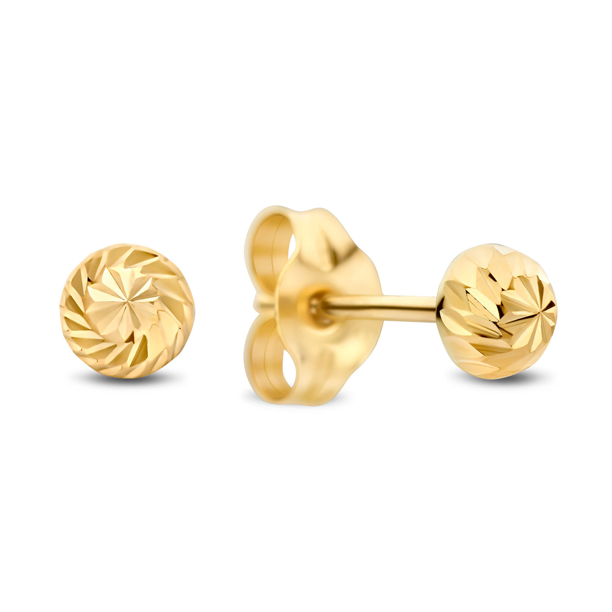 Ohrstecker Halbkugel 3,0mm Gold 585 58038