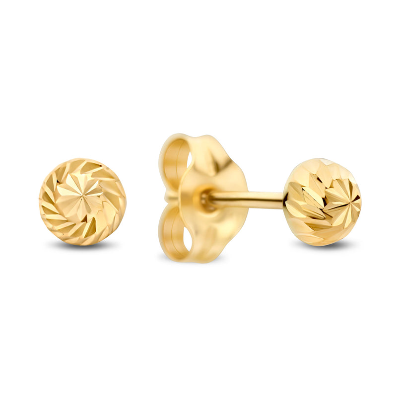 Ohrstecker Halbkugel 3,0mm Gold 585 58038