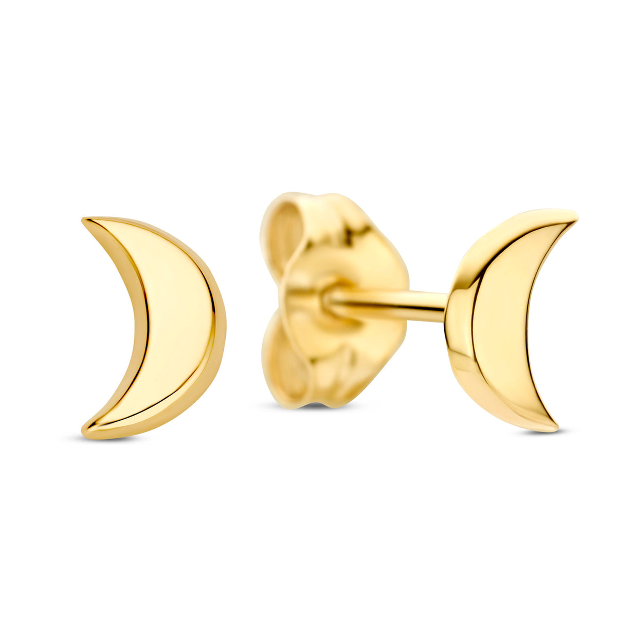 Ohrstecker Halbmond 5,0mm Gold 585 58054