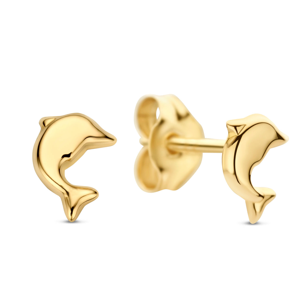 Ohrstecker Delphin 5,5mm Gold 585 58056