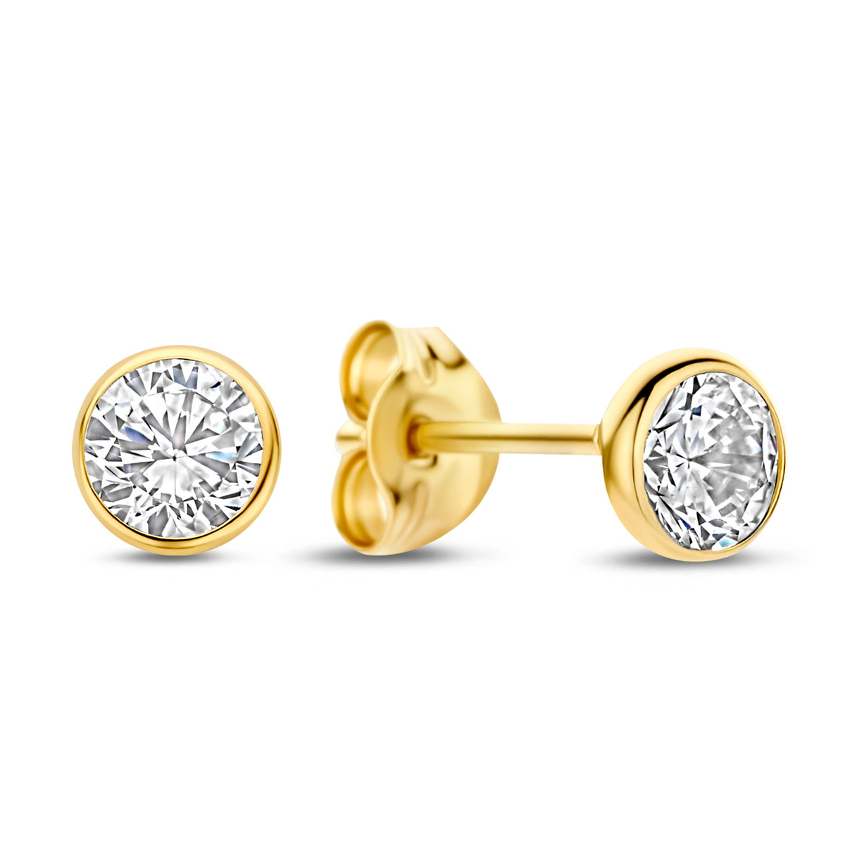 Ohrstecker Zirkonia Ø 4,0mm Gold 585 58066