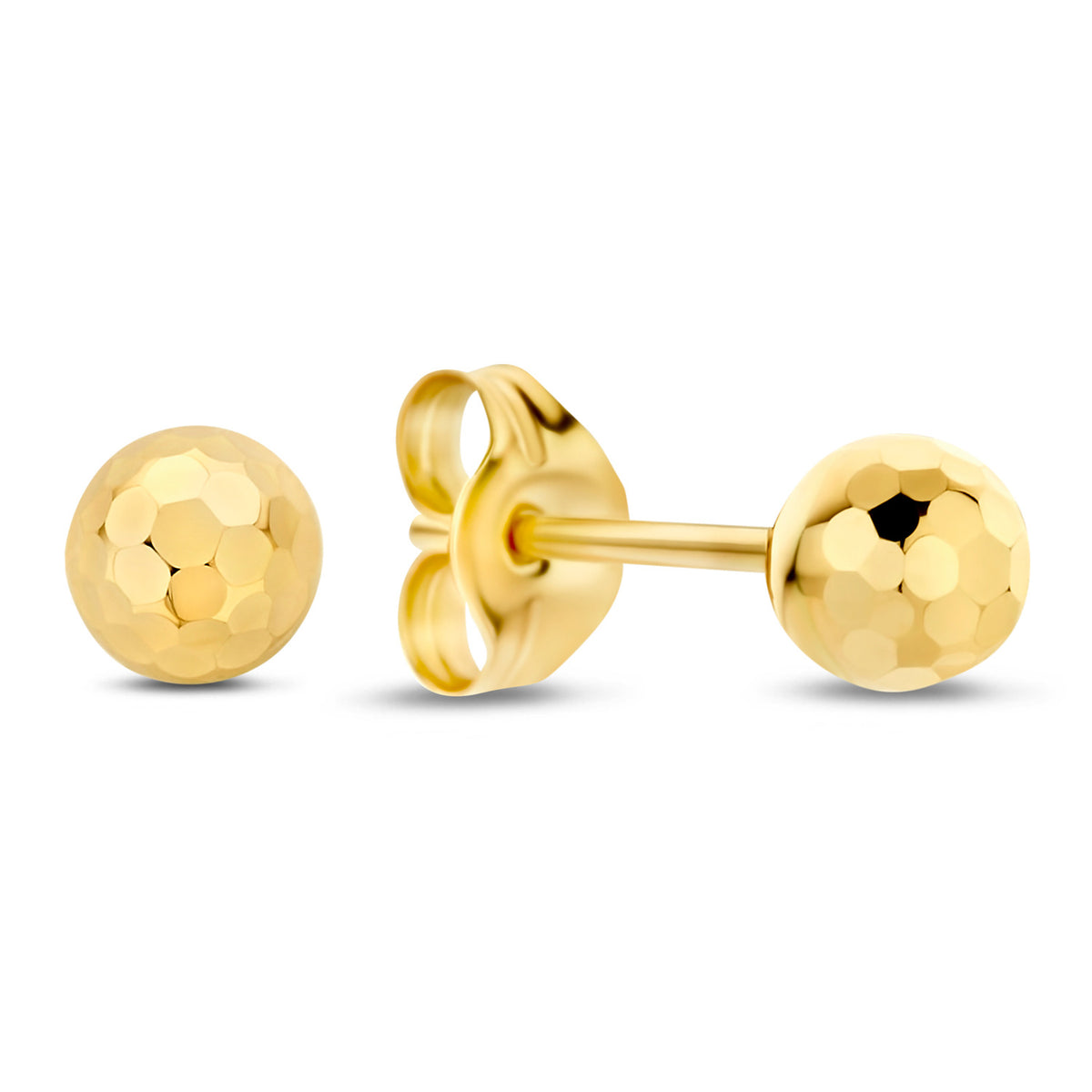 Ohrstecker Kugel 4,0mm Gold 585