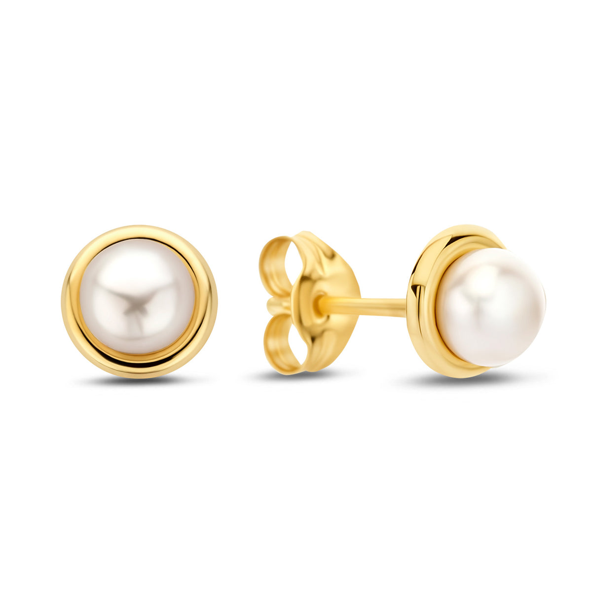 Ohrstecker Süßwasser-Zuchtperle 3,5 - 4,0mm Gold 585 58077