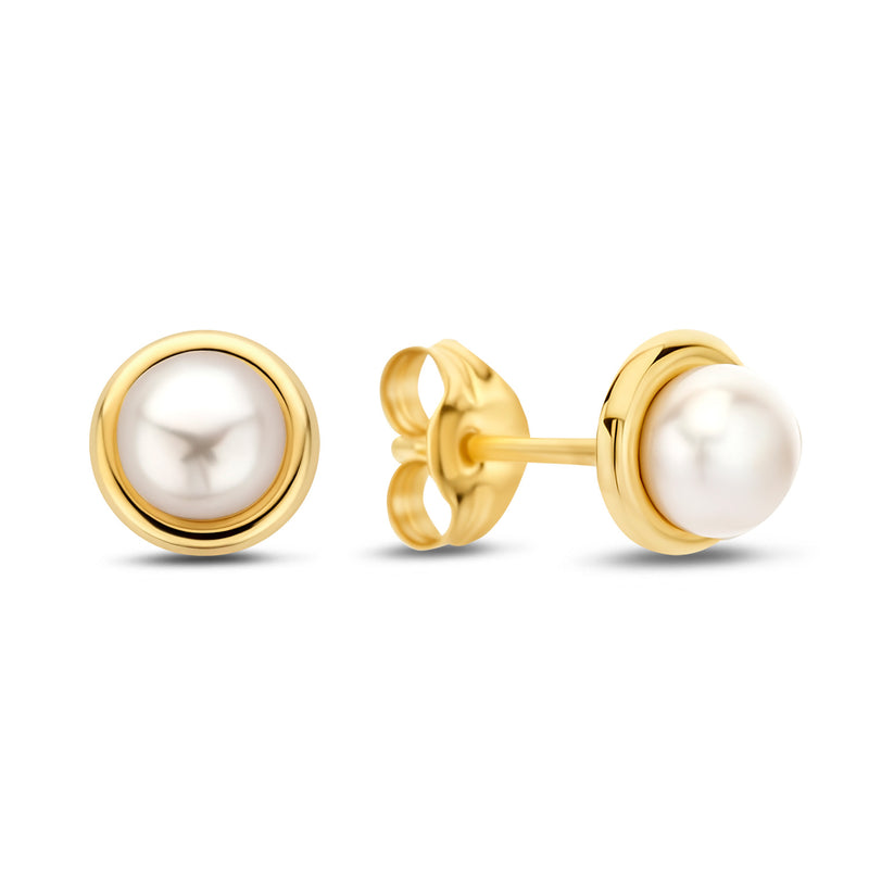 Ohrstecker Süßwasser-Zuchtperle 3,5 - 4,0mm Gold 585 58077