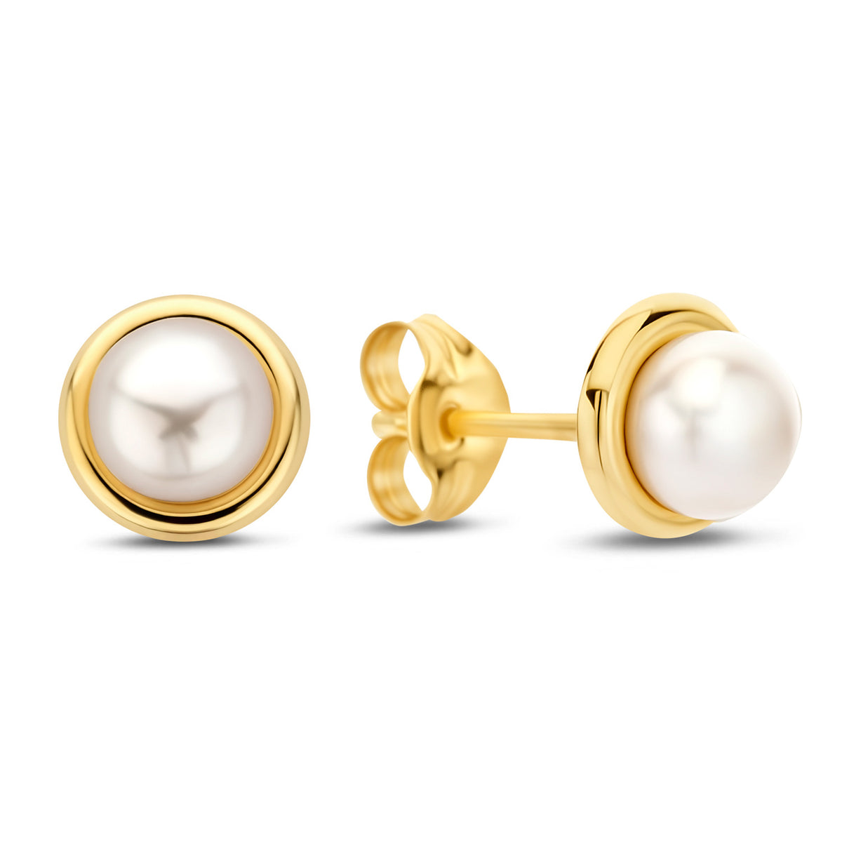 Ohrstecker Süßwasser-Zuchtperle 4 - 4,5mm Gold 585 58078
