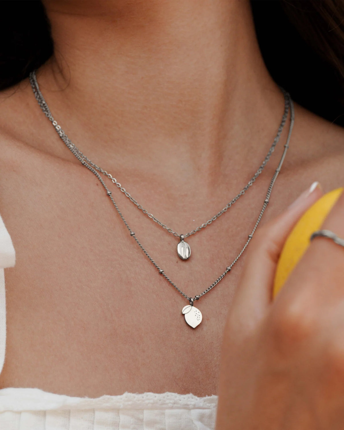 LUAMAYA When Life gives you Lemons Necklace