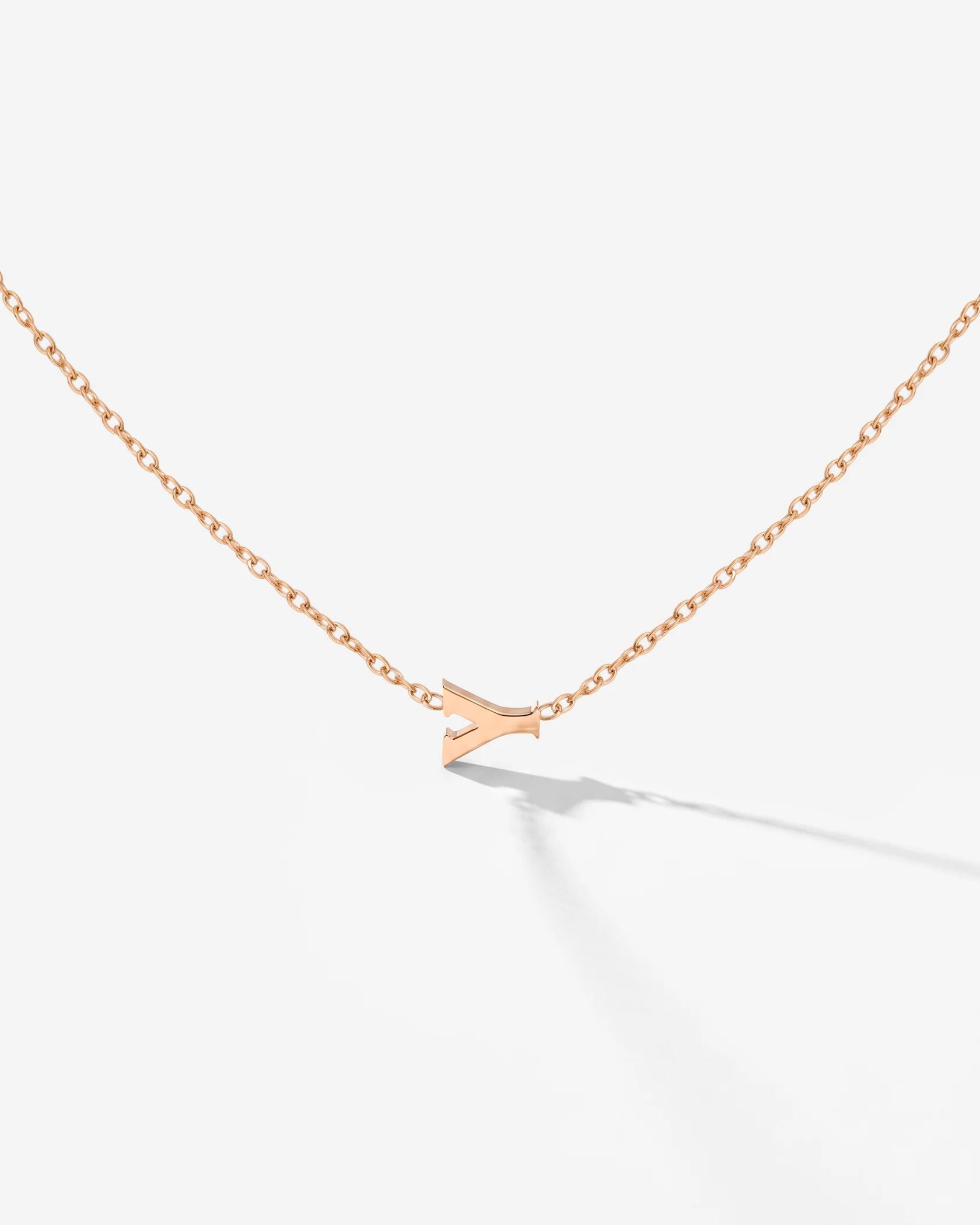 LUIAMAYA Tiny Letter Necklace ABC