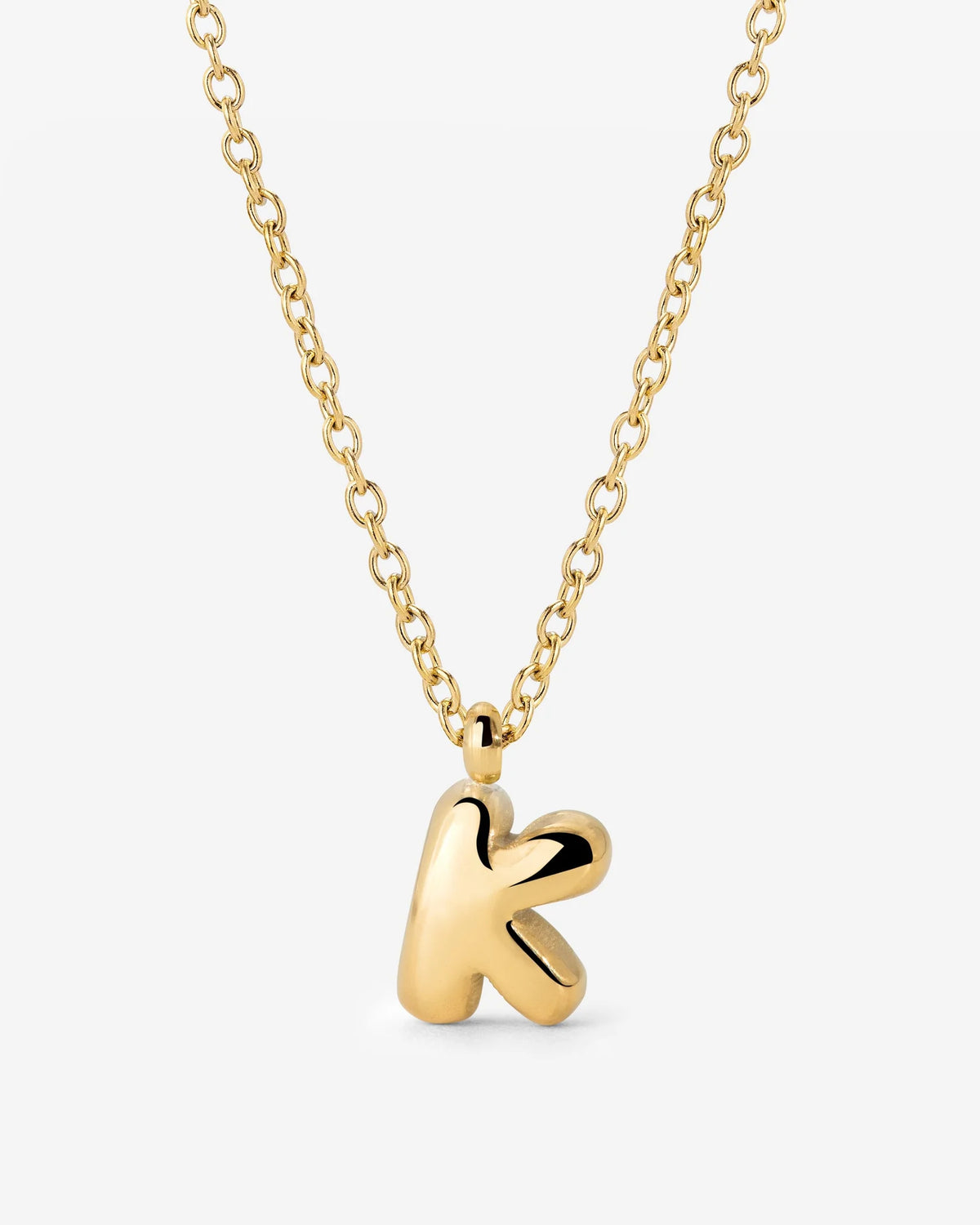 LUAMAYA Bubble Letter Necklace