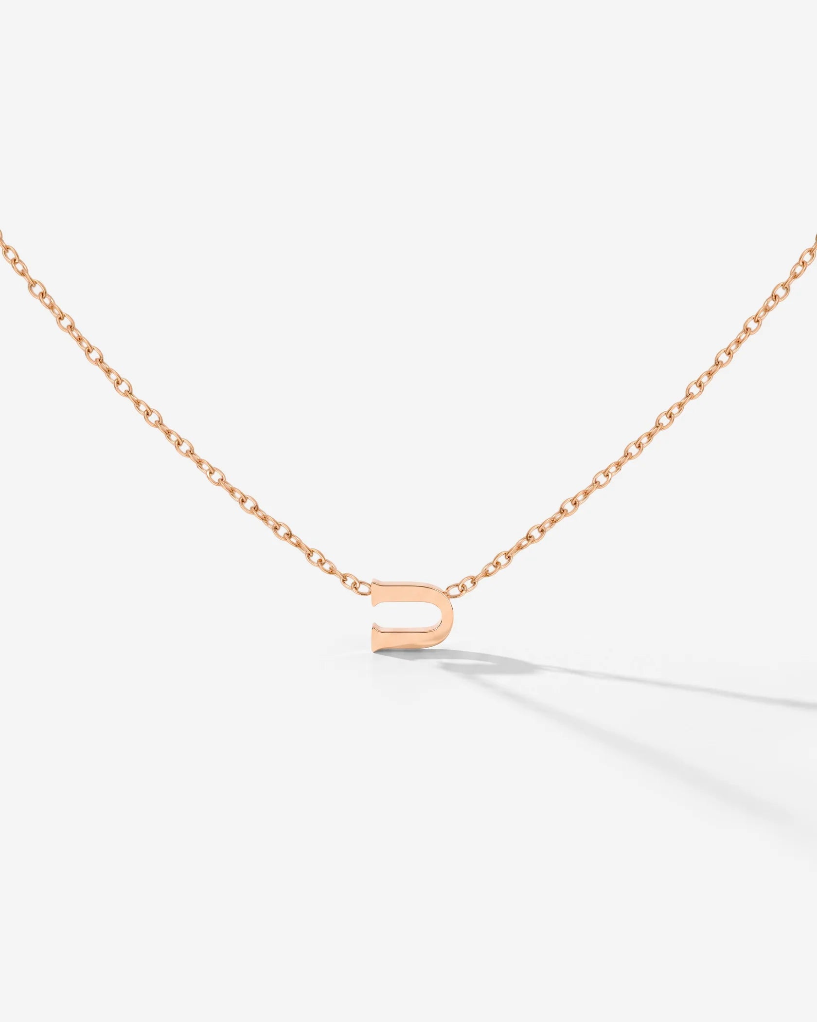 LUIAMAYA Tiny Letter Necklace ABC