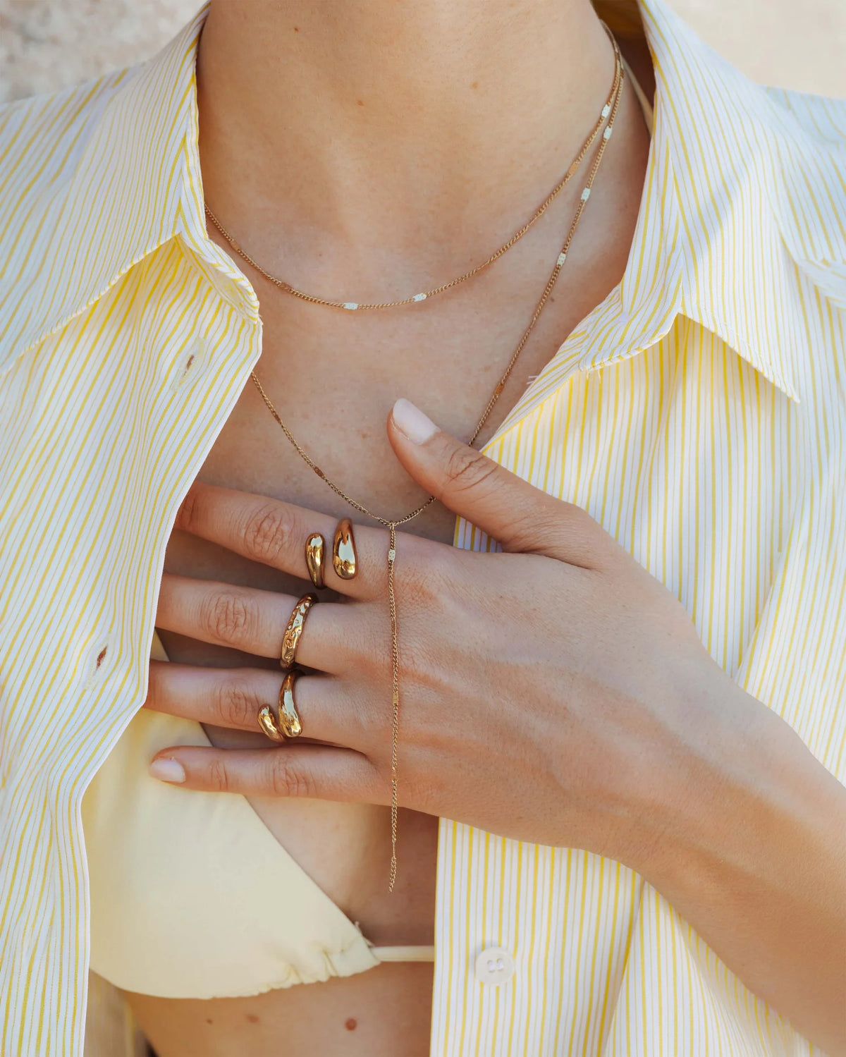 LUAMAYA Sunset Y-Necklace