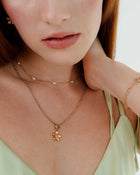 LUAMAYA Blossom Rope Chain Necklace