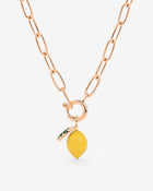 LUAMAYA Lemony Oval Links Necklace Set