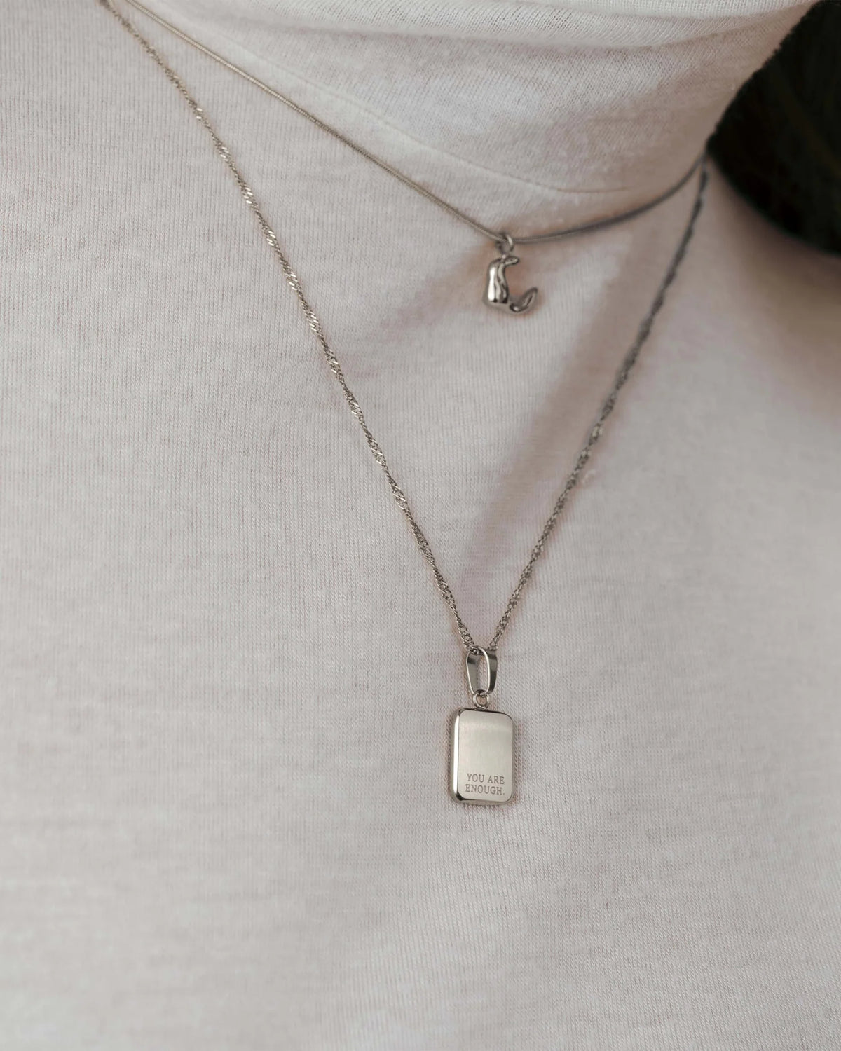 LUAMAYA You are enough Necklace Silber