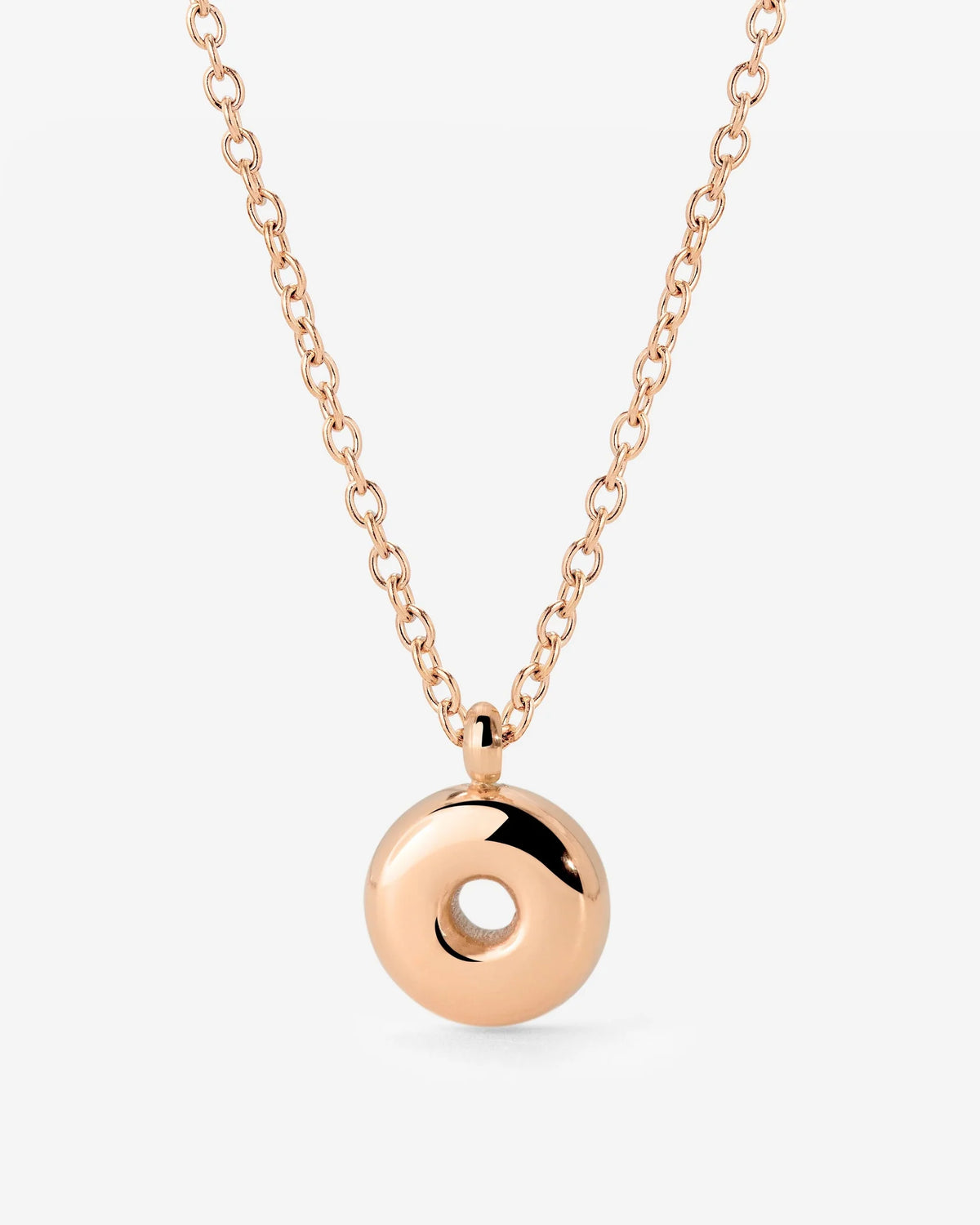 LUAMAYA Bubble Letter Necklace Roségold