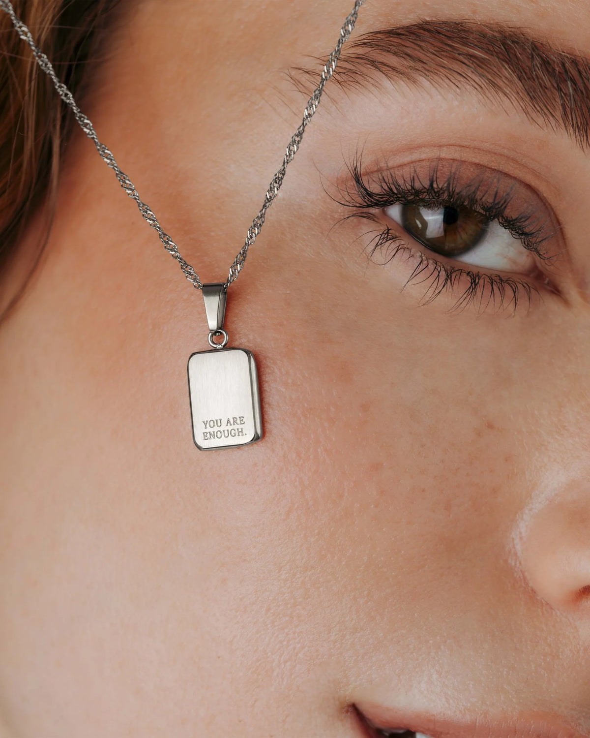 LUAMAYA You are enough Necklace Silber